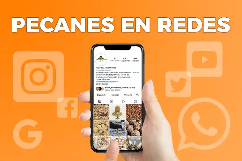 Nuestras Redes Sociales Pecanes Argentinos